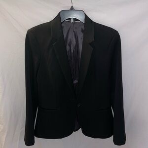 Express Black Sport Coat Tailored Fit Notched Lapels